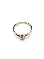 Anello Stocco Gioielli Donna in Oro giallo Zircone ANS 140 - ANS 140